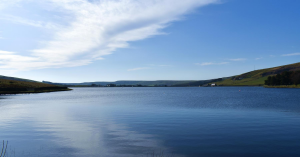 Clowbridge Reservoir located in Burnley, Lancashire.