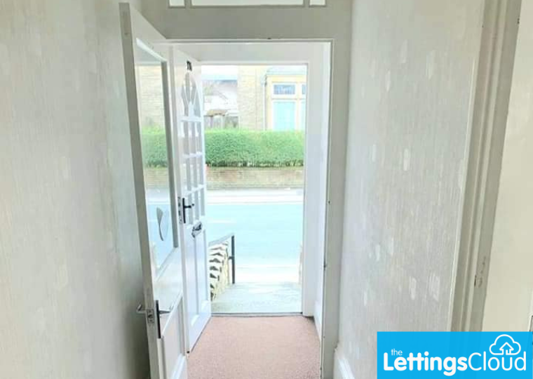Entrance of a one bedroom flat located on Padiham Road in Burnley, available for rent with The Lettings Cloud