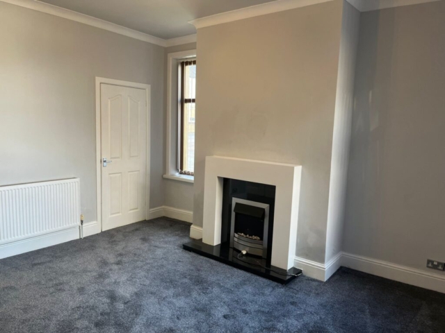 Living Room of the 2 bedroom terrace house on Hapton Road, Padiham for rent