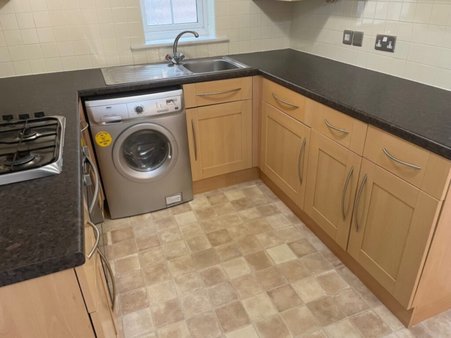 Kitchen of a 2 bedrom apartment located on Greenbrook Road, Burnley available for rent with The Lettings Cloud