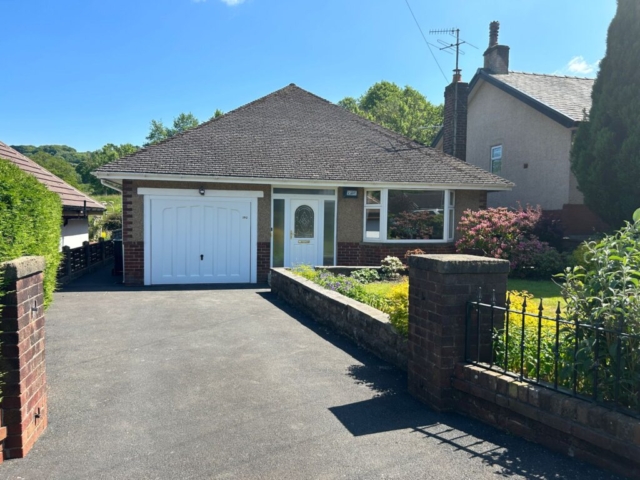 Outside of a 3 bedroom bungalow available for rent located on Whalley Road in Langho with The Lettings Cloud