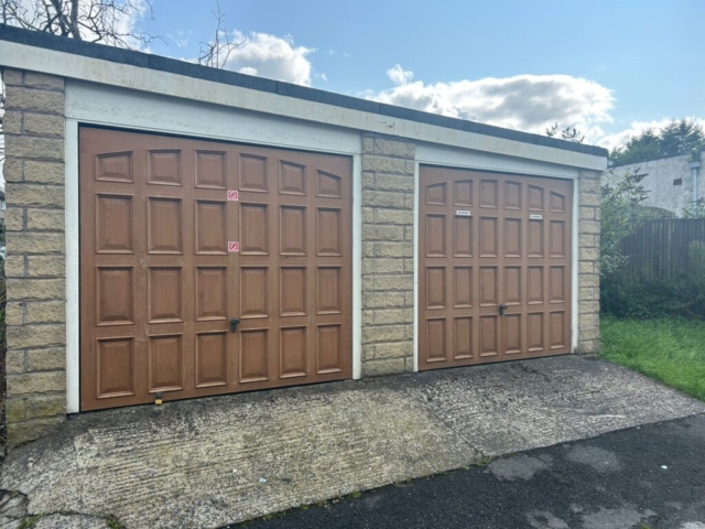 Garage of a 3 bedroom flat available for rent with The Lettings Cloud located on Burnley Road, Colne