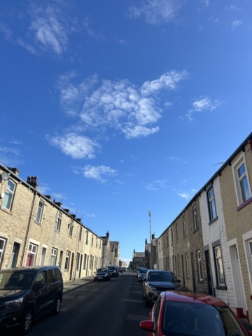 Street of a two bedroom terrace house located on Palace Street, Burnley available to rent with The Lettings Cloud