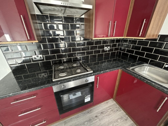 Kitchen of a two bedroom terrace house located on Palace Street, Burnley available to rent with The Lettings Cloud
