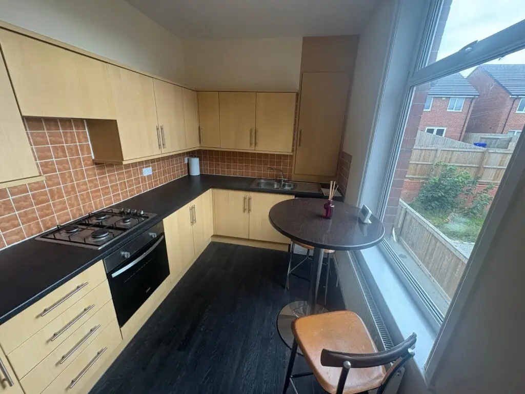 Kitchen in great harwood 2 bedroom apartment 2