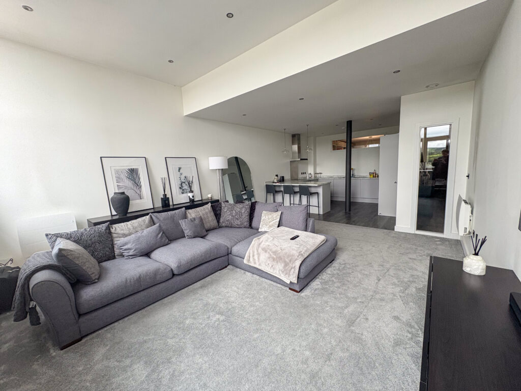 Living Room in brierfield 2 bedroom apartment